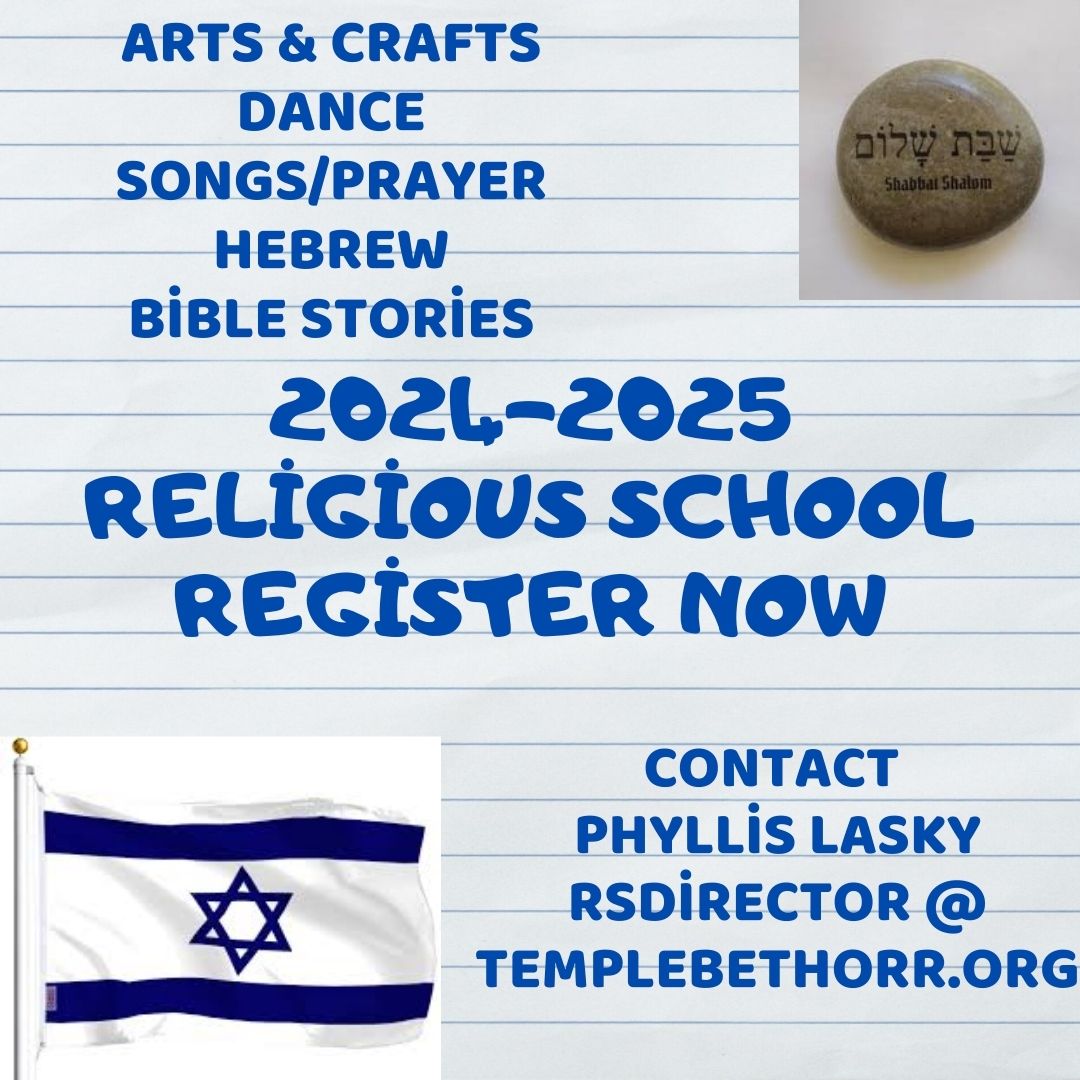 Come see our fantasic religious school!